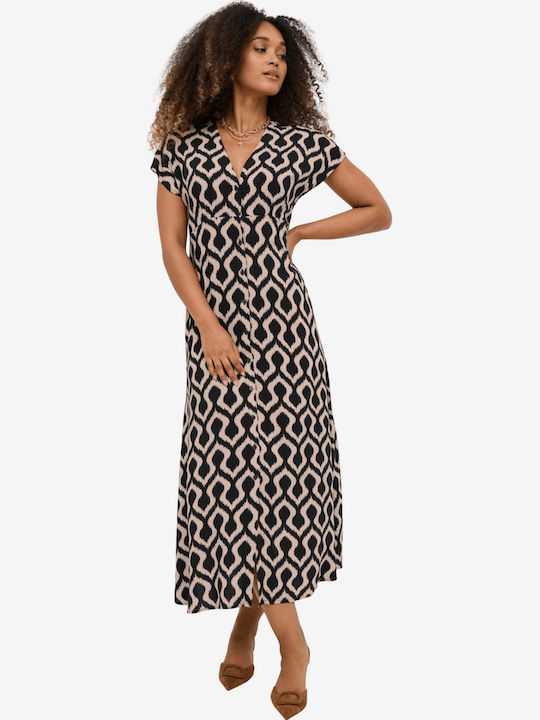 knee length dresses for ladies Nova Long Sleeve T-Shirt Midi Dress main image 1