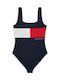 Tommy Hilfiger Детски Костюм За Баня Една Част Син