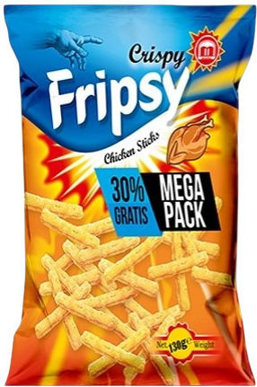 Fripsy Γαριδακια-sticks Crispy Mega Pack Chicken Sticks 120gr