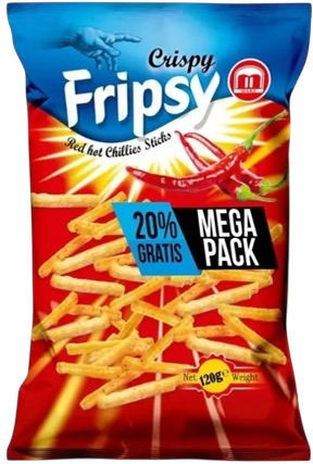 Fripsy Γαριδακια-sticks Mega Pack Oven Baked Ketchup 120gr