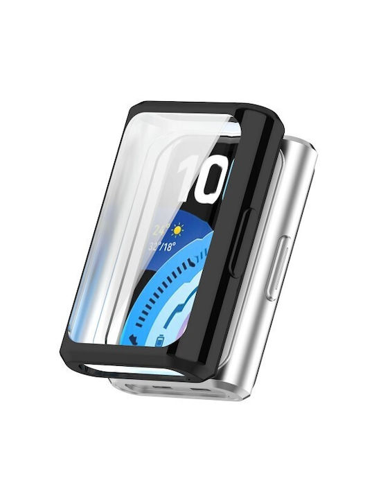 Full Glass Screen Protector Θήκη Σιλικόνης σε Μαύρο χρώμα για Huawei Band 11 Pro / 11 Pro Nfc Full Glass Screen Protector Θήκη Σιλικόνης σε Μαύρο χρώμα για Huawei Band 11 Pro / 11 Pro Nfc