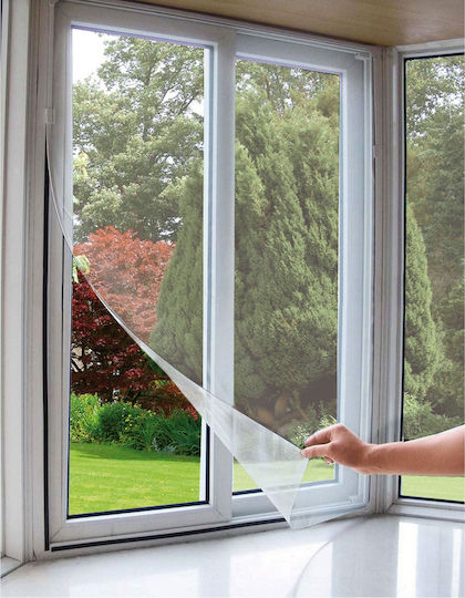 Extol Craft Plasă De Țânțari Pentru Fereastră Cu Scai Din Plastic Albă 180x150cm