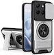 Плъзгаща Задна Корица Camshield Пластмасова Сребриста (Motorola Edge 70 Fusion)