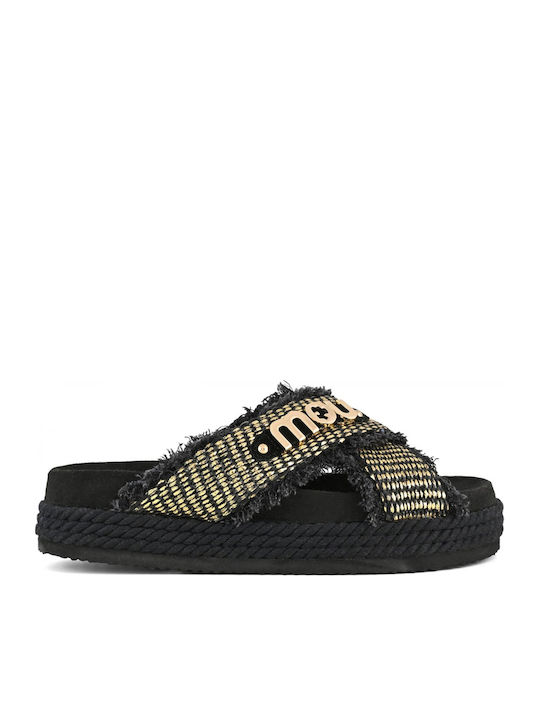 Mou Women's Flat Sandals Black