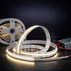 Vencore 6174-50015 LED Strip COB 12W IP20 DW LED Strip Type COB 5 Meters 1 Roll 12 Watt 24 Volt 320 LEDs Per Meter 1220 Lumens Per Meter IP20 Warm White 3000K 6174-50015