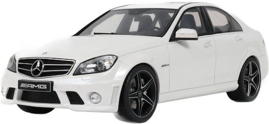 Mercedes-Benz C63 AMG Diamond White 2007 Model Scara 1:18 GT Spirit GT GT928
