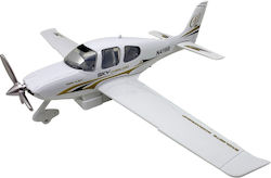 Piper Seneca N4160 Metal Model Airplane 20cm Display Stand Sound Led Lights In Cabin Piper Seneca N4160 Metal Model Airplane 20cm Display Stand Sound Led Lights In Cabin