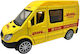 Mercedes Sprinter DHL Express Моделна Метална Реплика 1:30 Отварящи Се Врати Звуци Светлини Пролет
