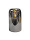 Electric Candle Cortina Led Glass Cup Candle Layer 125/75mm Grey