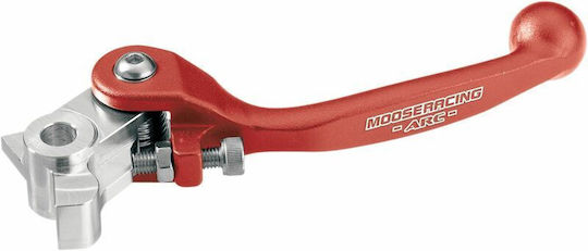 Moose Racing Μανέτα Φρένου Flex Αλουμινένια Ρυθμιζόμενη - Άσπαστη Σπαστή Br-803 Κόκκινο