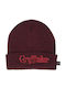 Kids Knitted Burgundy Beanie
