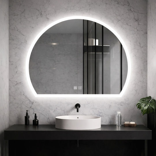 Futura F-3020 Led Touch Bathroom Mirror 80x65cm White