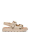 Дамски Сандали Flatforms Бежови