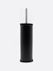 TnS Hotel Classic Metallic Bathroom Toilet Brush Black