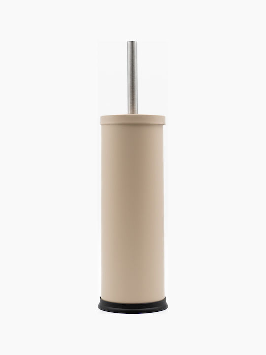 TnS Hotel Classic Metallic Bathroom Toilet Brush Yellow