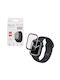 Volte-tel Tempered Glass Apple Watch 7 8 9 41mm 3d Curved Aluminium 1.69'' 0.30mm Full Cover & Installation Tool Silver 5205308416941