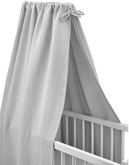 Qmini Baby Moskitonetz Für Kinderbett Grau