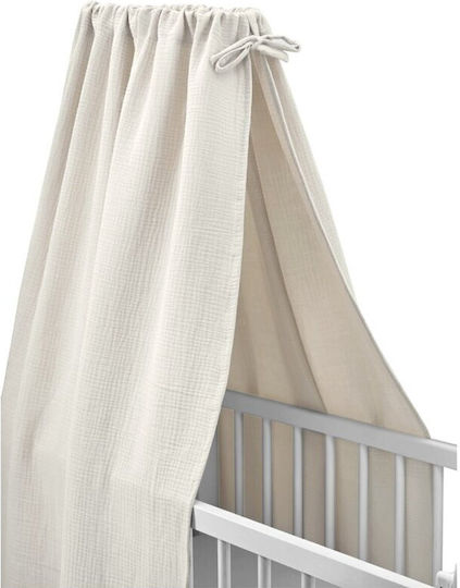 Qmini Baby Moskitonetz Für Kinderbett Ecru