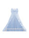 MimiNu MimiNu Baby Moskitonetze Für Kinderbett Baumwolle Blau 210x145cm