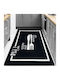 Conceptum Hypnose Leslure 287 Ορθογώνιο Χαλάκι Κουζίνας Black-white 100x160εκ.