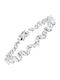 Xrisokosmima Women's Riviera Silver Bracelet with Zircon