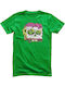 Spongebob Skull T-shirt Green Unisex Nic-1-sb021-gr