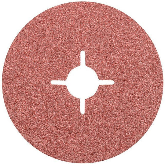 Forum Fiber Sanding Disc Ø115mm K120 Corundum Cross Hole 25 Pieces