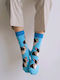 Hoho Socks Γυναικείες Κάλτσες Γαλάζιο