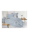 Guy Laroche Arden Set Coverlet Semi-Double Microfiber Denim 180x240cm 2pcs