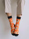 Hoho Socks Γυναικείες Κάλτσες Πορτοκαλί