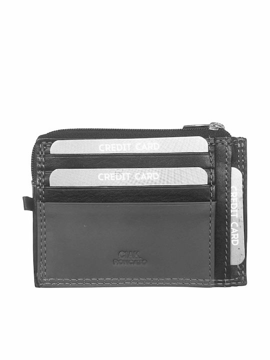 Ciak Roncato Leather Men's Wallet with RFID Black