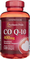 Puritan's Pride Coenzyme Q10 Rapid Release 400mg 120 Softgels