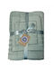 Xionoula Home Bath Towels Set 4pcs Aqua Weight 600gr/m²