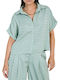 Short Sleeve Women's Shirt Mint