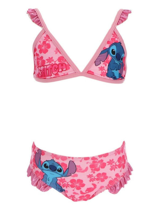 Disney Stitch Kids Bikini Swimwear Pink