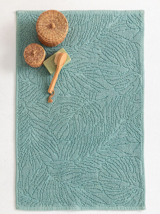 Palamaiki Cotton Bath Mat Nuba Nuba Blue 50x80cm