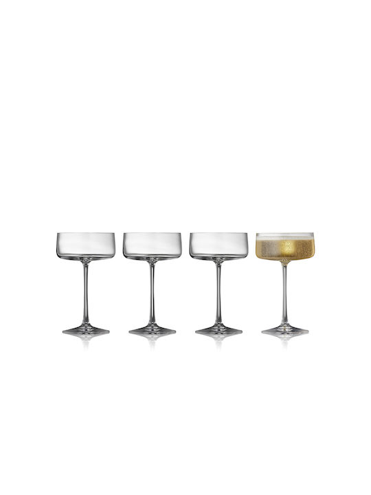 Lyngby Glass Set Champagne Goblet Crystal 260ml 4 Pieces