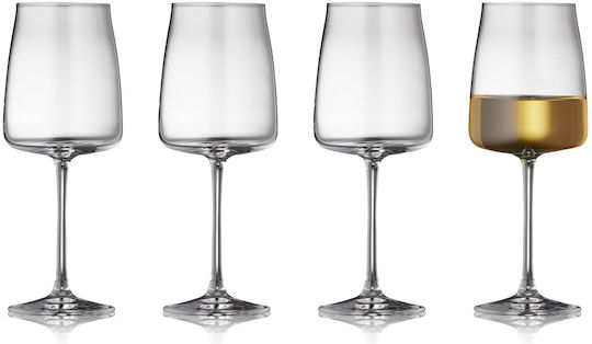 Lyngby Glas Комплект Чаши За Бяло Вино От Кристално На Столчета 430мл 4 Броя Lyngby Glas Комплект Чаши За Бяло Вино От Кристално На Столчета 430мл 4 Броя