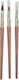 Beauty Salon Nail Brushes Nail Art Set 3pcs