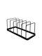 TnS Cabinet Dish Rack Metallic in Black Color 10x24x10cm