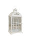 Lianos Metallic White Lantern 26cm