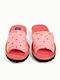 Terry Damen Hausschuhe Sliders Rosa