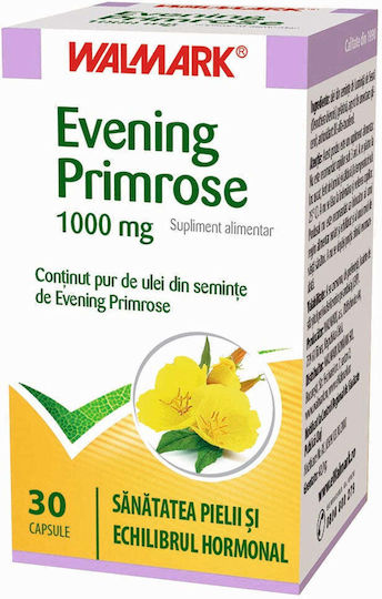 Walmark Evening Primrose 1000mg 1000mg Supliment Pentru Păr Și Piele Sănătoasă 30 Comprimate