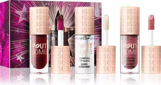 Makeup Revolution Xmas 2025 Pout Bomb Holiday Lip Gift Set