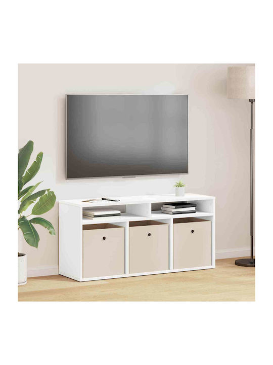 Βιβλιοθήκη Λευκό 102x32x48.5εκ.