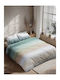Madi King Size Bed Sheets Set With Rubber Hugger 240x260cm Beige 4 Pieces