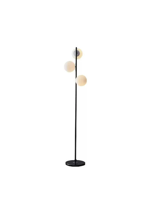 Luminastar Lampadăr De Podea Înălțime 160 Cm Negru