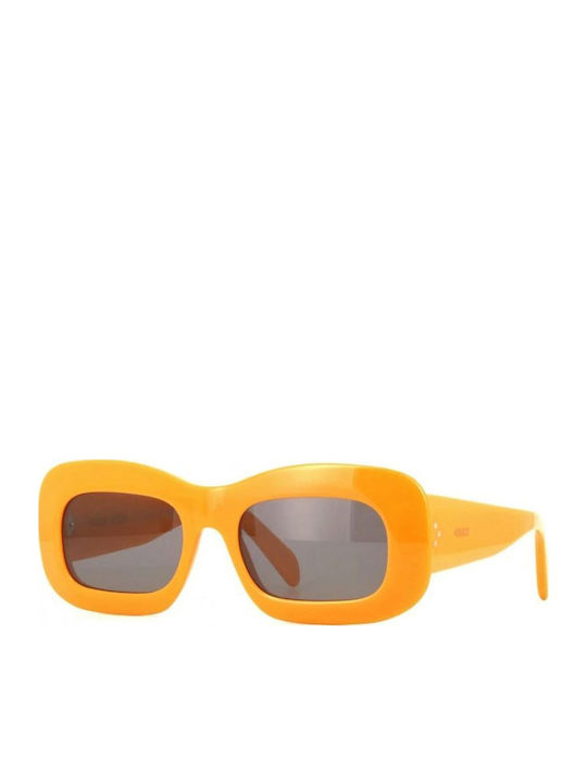 Celine Women's Sunglasses with Orange Frame and Gray Lens CL40294I-42A