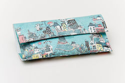 Tabaktasche Paprcuts Illustration Türkis