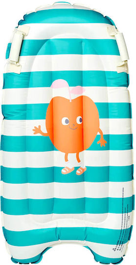 Sunnylife Kids Surf Mat Poppy Peach Green Stripe Multi 9339296072912